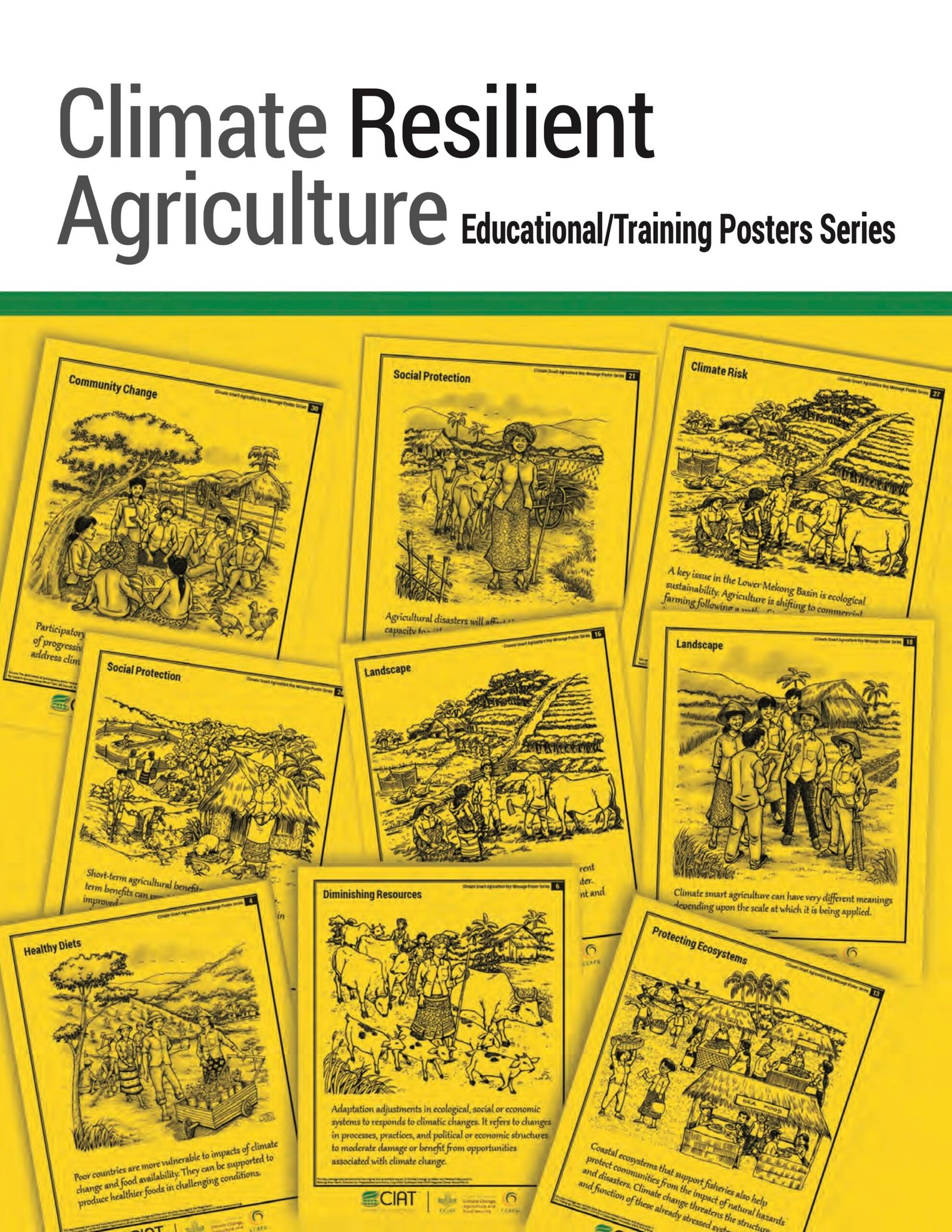 Climate resilient agriculture_ educational_training posters series