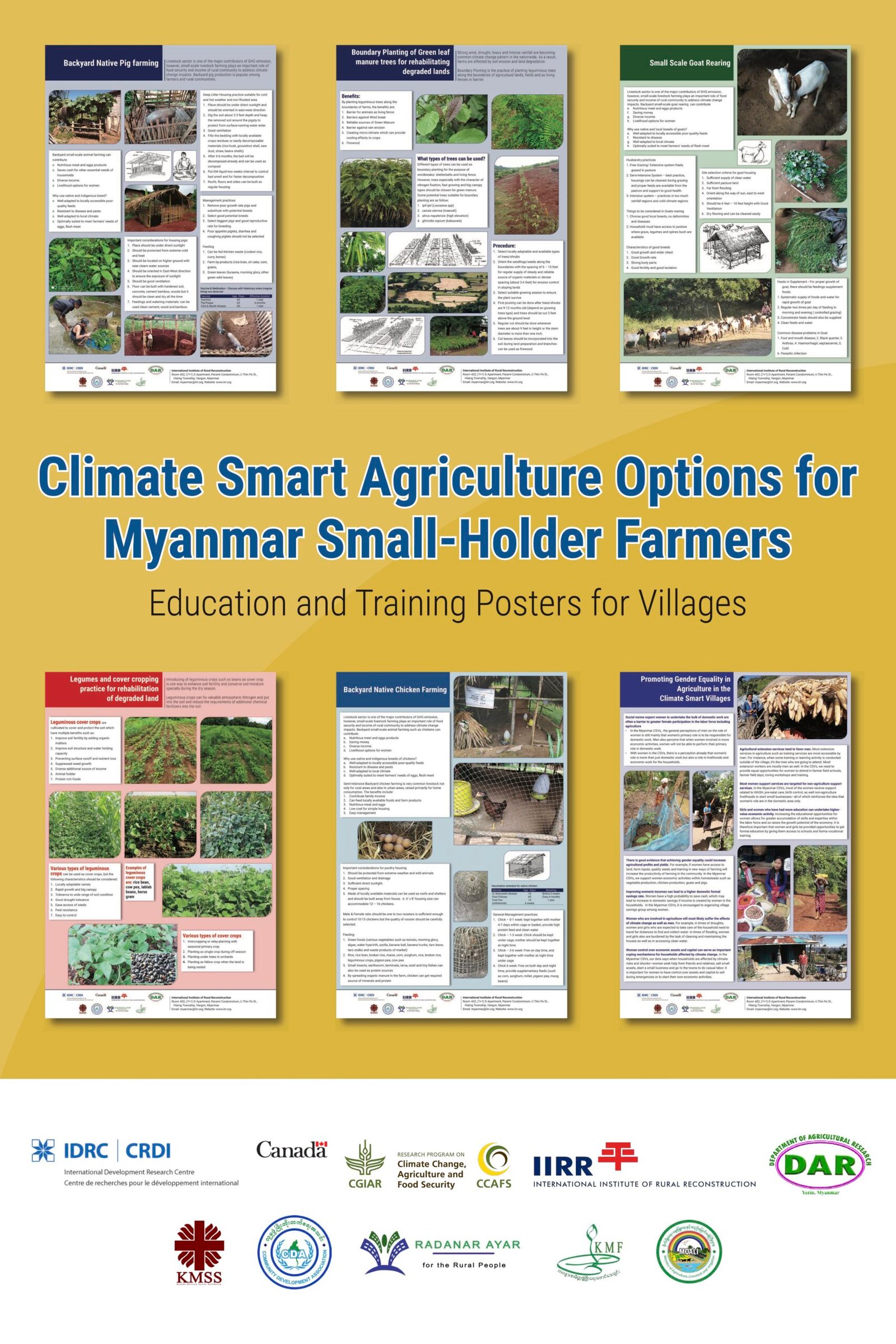 Date_ 2020-08-21 - CLIMATE SMART AGRICULTURE OPTIONS FOR MYANMAR SMALL-HOLDER FARMERS_ EDUCATION AND TRAINING POSTERS FOR VILLAGES